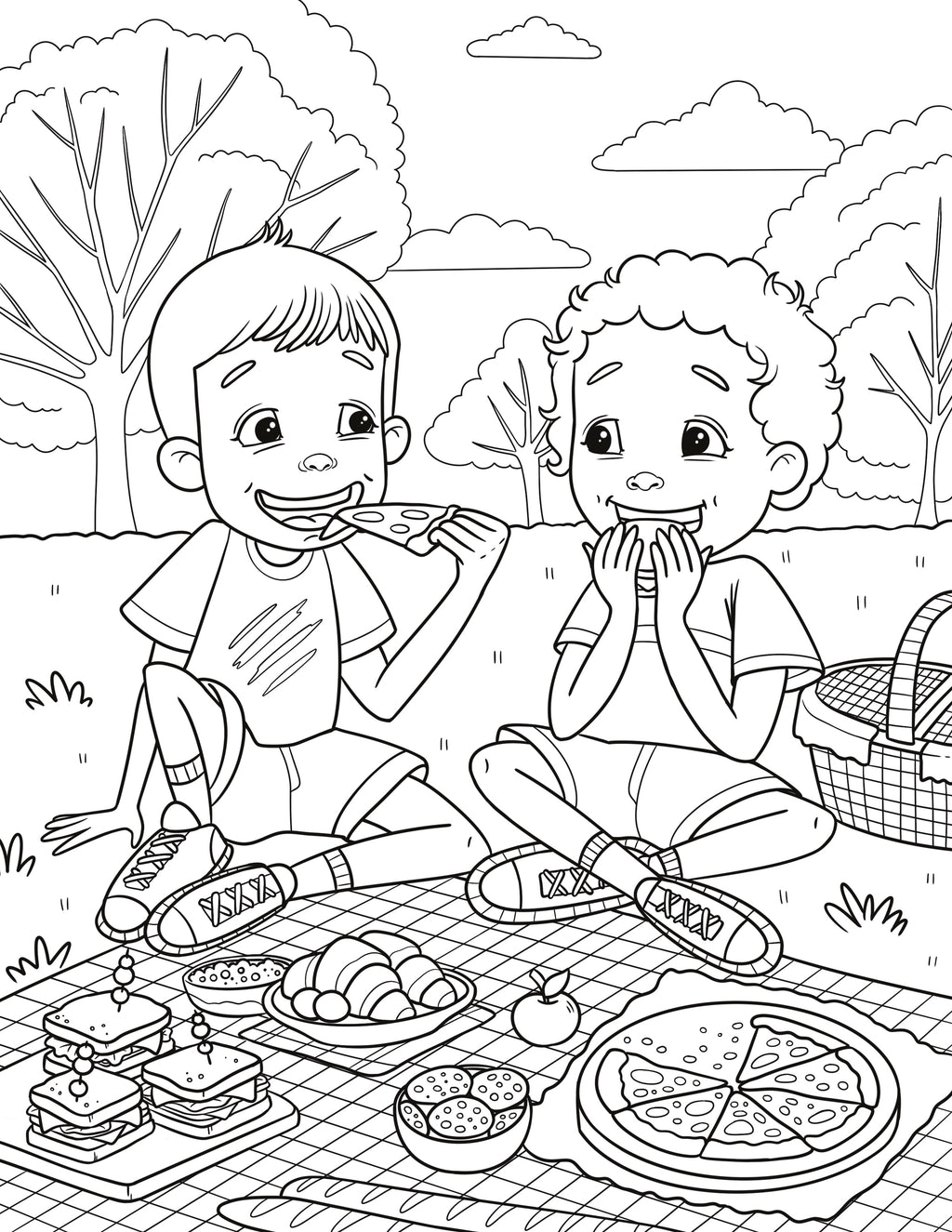 The Riveting Adventures of Sawyer and Zagan Coloring Book