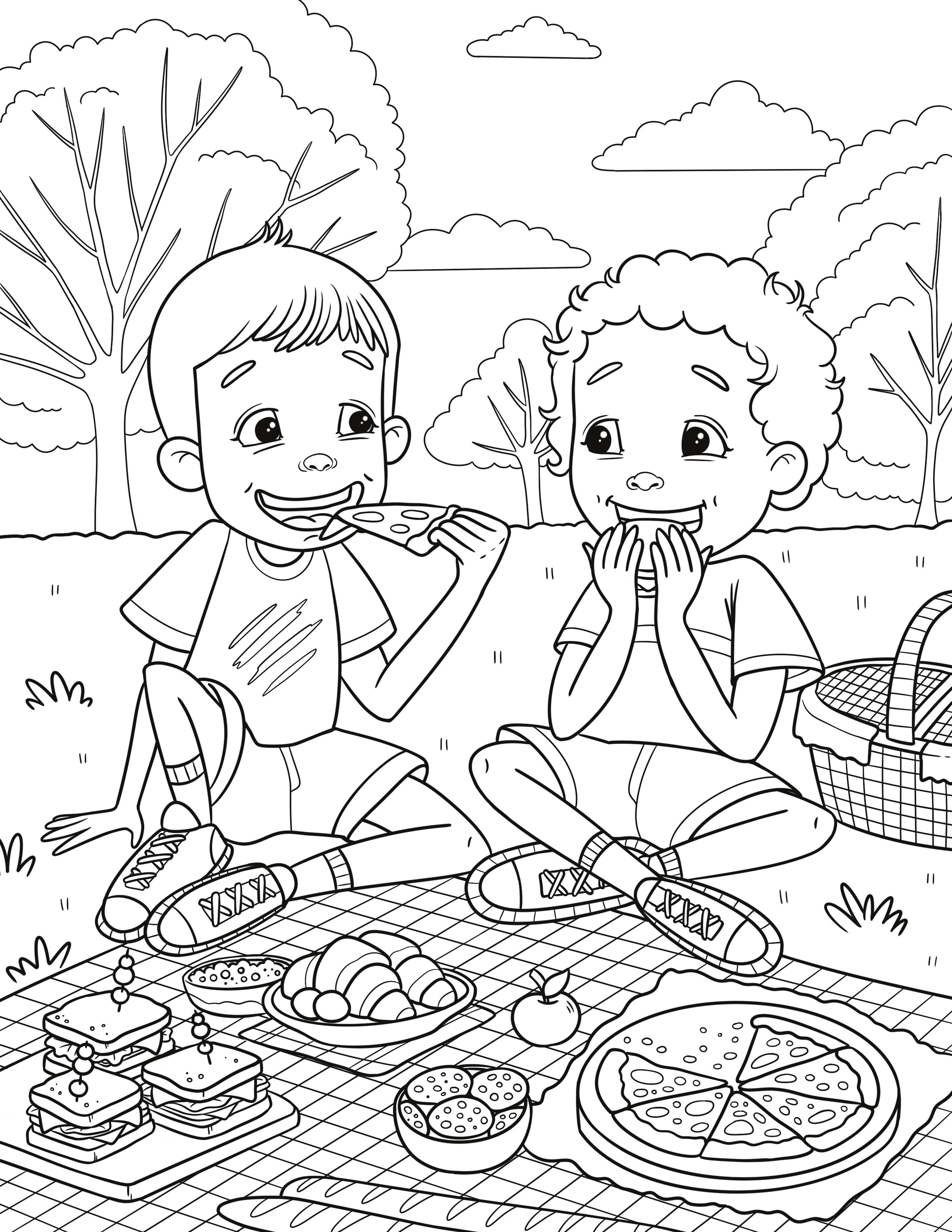 The Riveting Adventures of Sawyer and Zagan Coloring Book